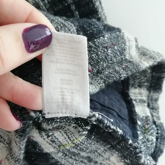 Free People Walk In The Park Plaid Tunic Top XS - Picture 13 of 16